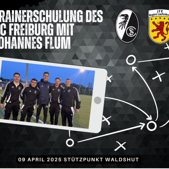 JFV Trainer an Trainerschulung des SC Freiburg