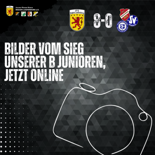 Hier die Bilder vom 8-0 Sieg unserer B Junioren